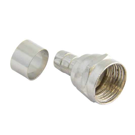 Paquete de 10 piezas de Conector para cable coaxial RG59 tipo campana, 4 piezas Surtek
