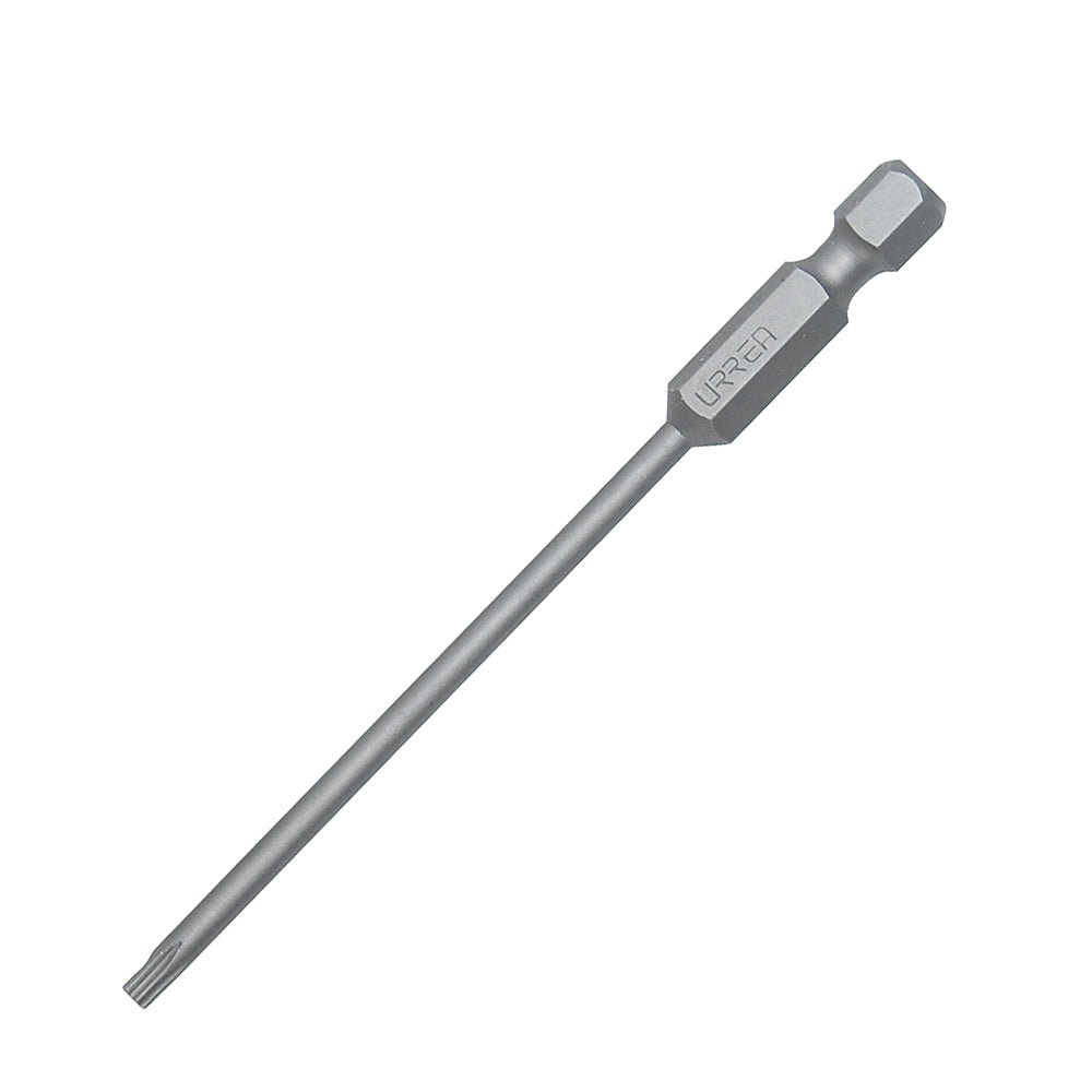 Paquete de 6 piezas de Punta Torx de poder hexágono de 1/4", T25 x 3-1/2" Urrea