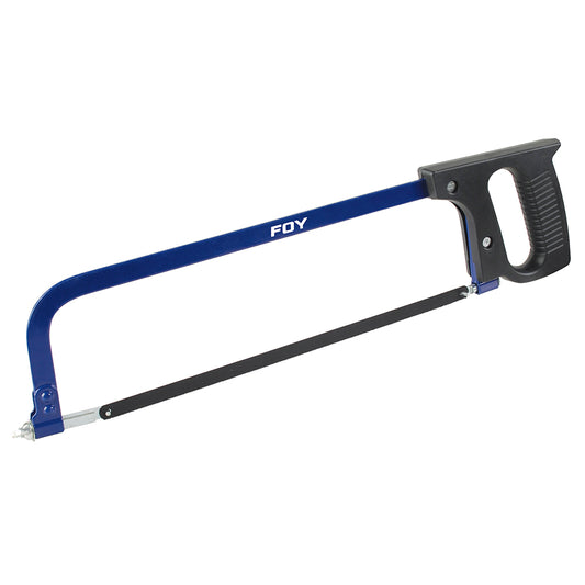Paquete de 3 piezas de Arco de segueta ajustable de solera con mango plástico 12", 12" Foy