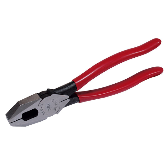 Paquete de 3 piezas de Pinza para electricista con mango rubber grip de 8-17/32" corte lateral Urrea