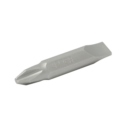 Paquete de 10 piezas de Punta doble intercambiable Phillips #2 y plana 8-10" para destornillador hexágono de 1/4" Urrea