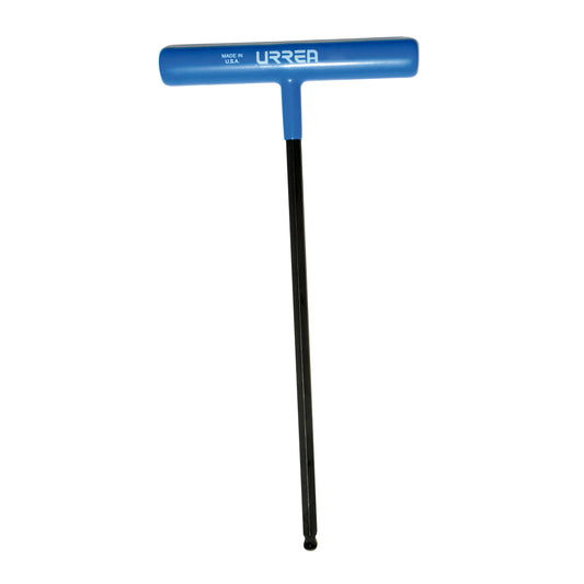 Paquete de 4 piezas de Llave hexagonal larga tipo "T" punta de bola ergonómica métrica, 2 mm Urrea
