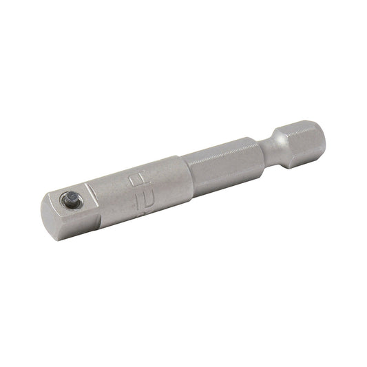 Paquete de 6 piezas de Adaptador con perno para dados cuadro hembra de 1/4", hexágono de 1/4" x 2" Urrea
