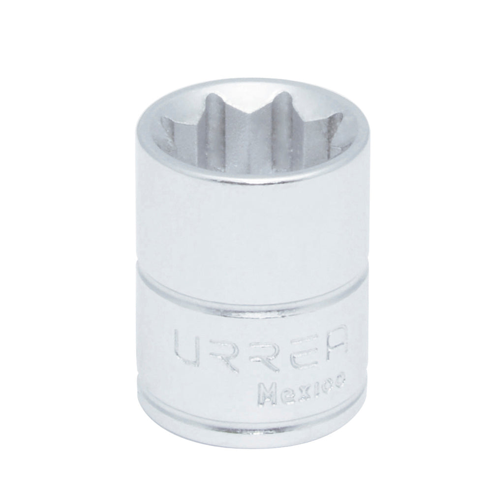 Paquete de 6 piezas de Dado cuadro de 3/8", 8 puntas, en pulgadas, 9/16" Urrea