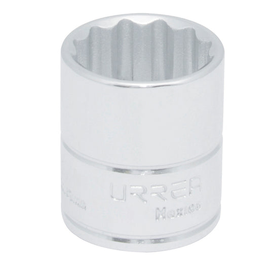 Paquete de 6 piezas de Dado cuadro de 3/8", 12 puntas, en pulgadas, 1" Urrea