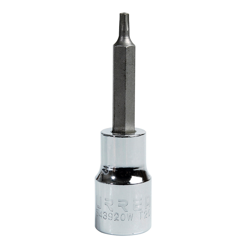 Paquete de 6 piezas de Dado con punta Torx cuadro de 1/2", T20 Urrea