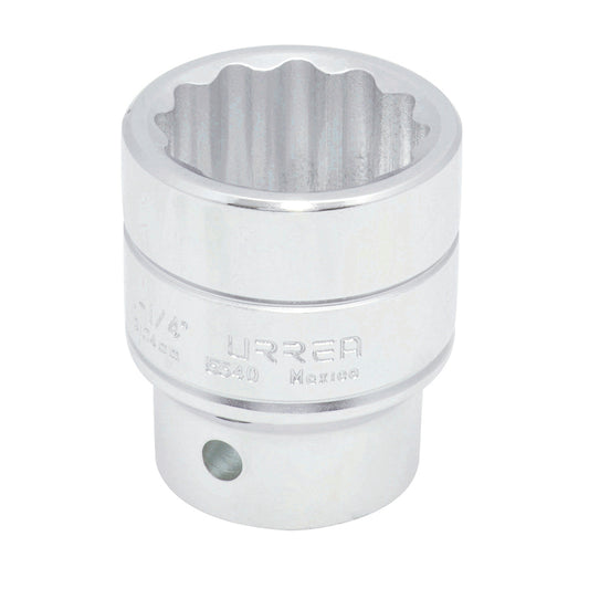 Paquete de 6 piezas de Dado cuadro de 3/4", 12 puntas, en pulgadas, 1-1/4" Urrea