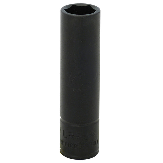 Paquete de 6 piezas de Dado de impacto largo cuadro de 1/4", 6 puntas, métrico, 9 mm Urrea