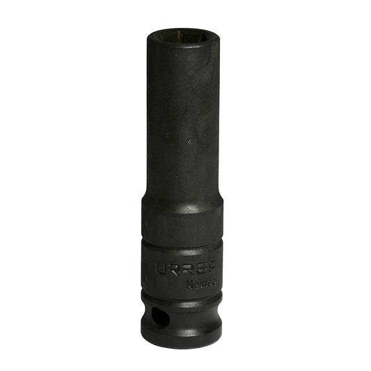 Paquete de 6 piezas de Dado de impacto largo cuadro de 1/2", 6 puntas, métrico, 9 mm Urrea