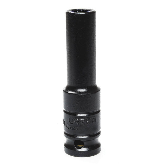 Dado de impacto largo cuadro de 1/2", 12 puntas, métrico, 10 mm Urrea