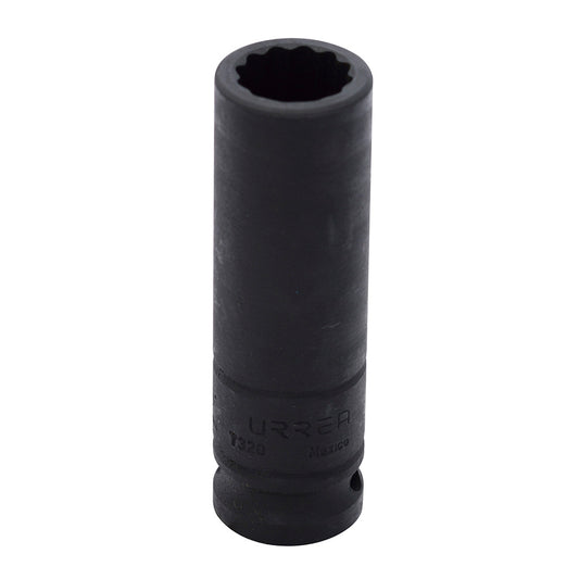 Paquete de 6 piezas de Dado de impacto largo cuadro de 1/2", 12 puntas, en pulgadas, 5/8" Urrea