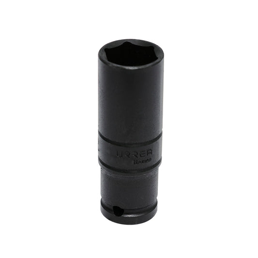 Dado de impacto largo pared delgada cuadro de 1/2", 6 puntas, métrico, 21 mm Urrea