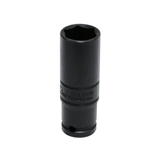 Dado de impacto largo pared delgada cuadro de 1/2", 6 puntas, métrico, 23 mm Urrea