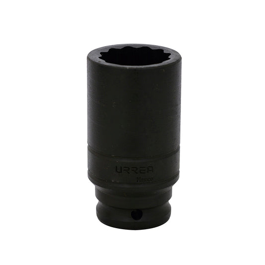 Dado de impacto largo cuadro de 1/2", 12 puntas, métrico, 23 mm Urrea