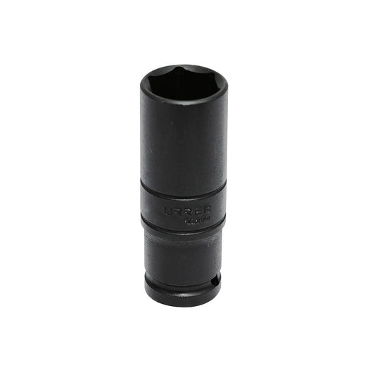 Paquete de 6 piezas de Dado de impacto largo pared delgada cuadro de 1/2", 6 puntas, en pulgadas, 15/16" Urrea