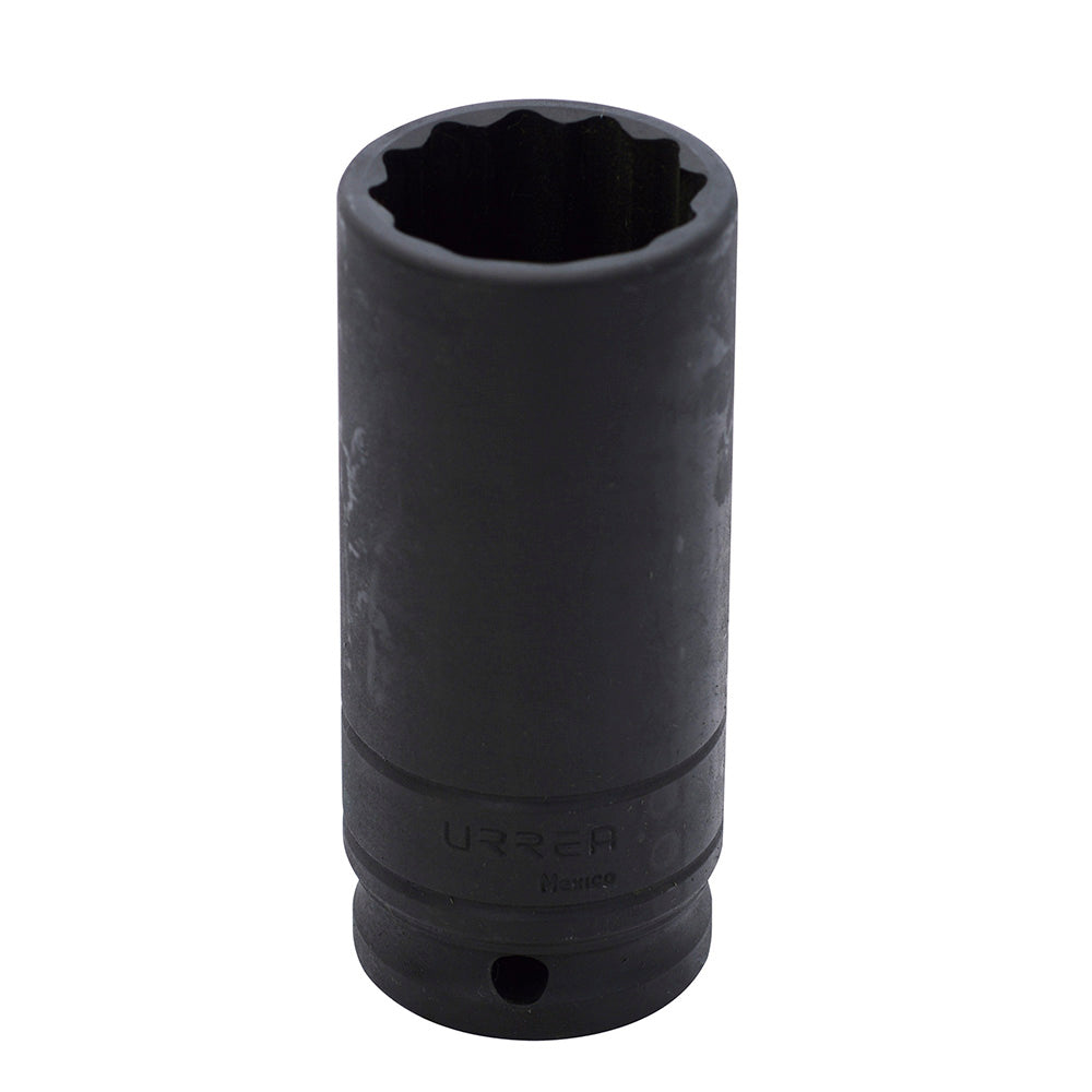 Dado de impacto largo cuadro de 1/2", 12 puntas, en pulgadas, 1-3/16" Urrea