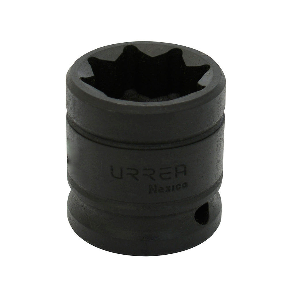 Dado de impacto cuadro de 1/2", 8 puntas, en pulgadas, 11/16" Urrea