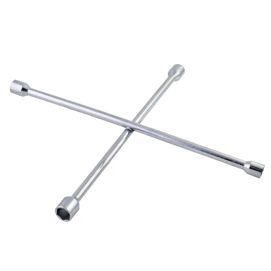 Paquete de 6 piezas de Llave de cruz cromada para automóvil y camionetas pick-up 18" Surtek