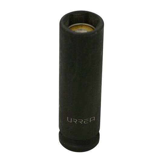 Paquete de 6 piezas de Dado de impacto largo con imán cuadro de 3/8", 6 puntas, en pulgadas, 1/2" Urrea