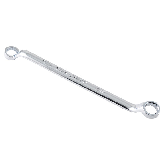 Paquete de 6 piezas de Llave de estrías pulido espejo de 45° métrica, 12 puntas, 13 x 14 mm Urrea