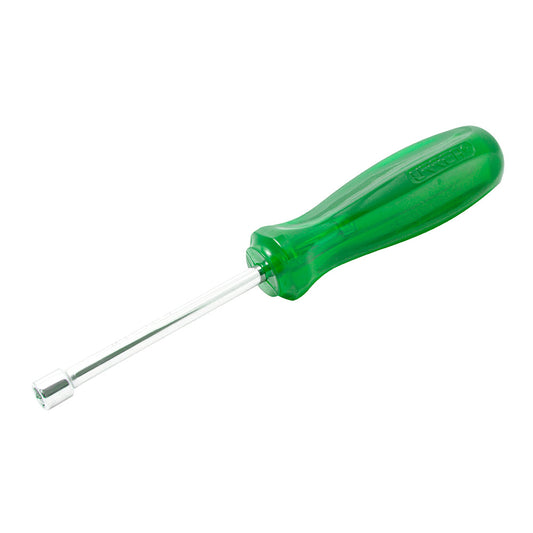 Paquete de 6 piezas de Destornillador con mango ámbar color verde, de caja en pulgadas 11/32" x 3" Urrea
