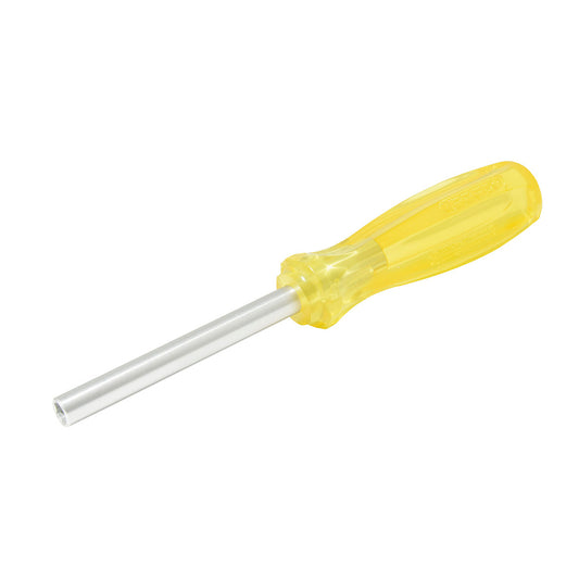 Paquete de 6 piezas de Destornillador con mango ámbar, mágnetico para puntas hexágono de 1/4" Urrea