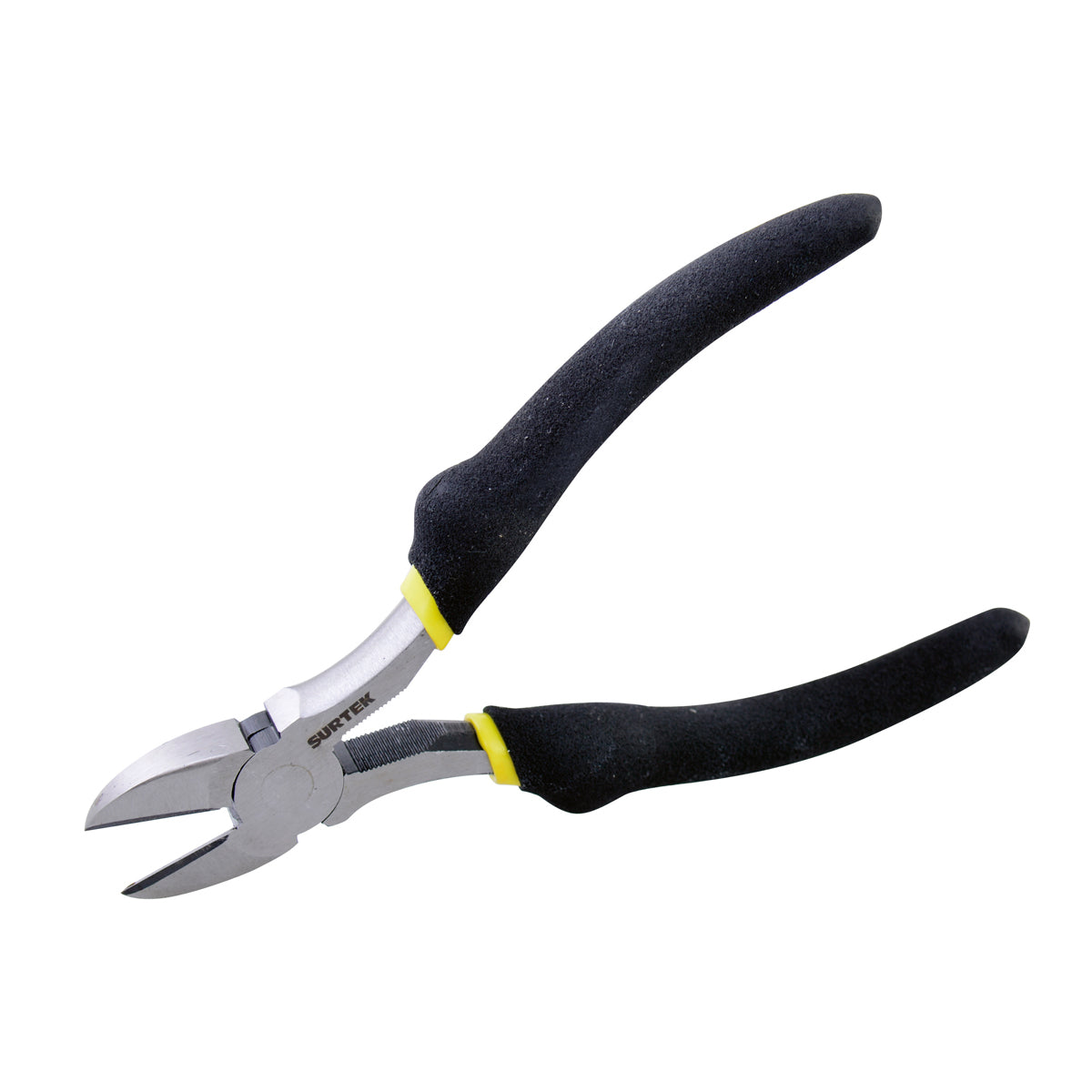 Pinza para electricista con mango rubber grip de 7", corte diagonal Surtek