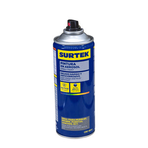 Pintura en aerosol 400 ml color aluminio Surtek