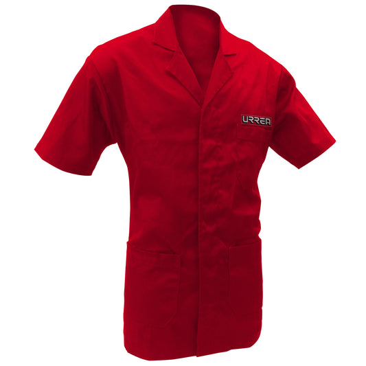 Bata color rojo talla EG Urrea