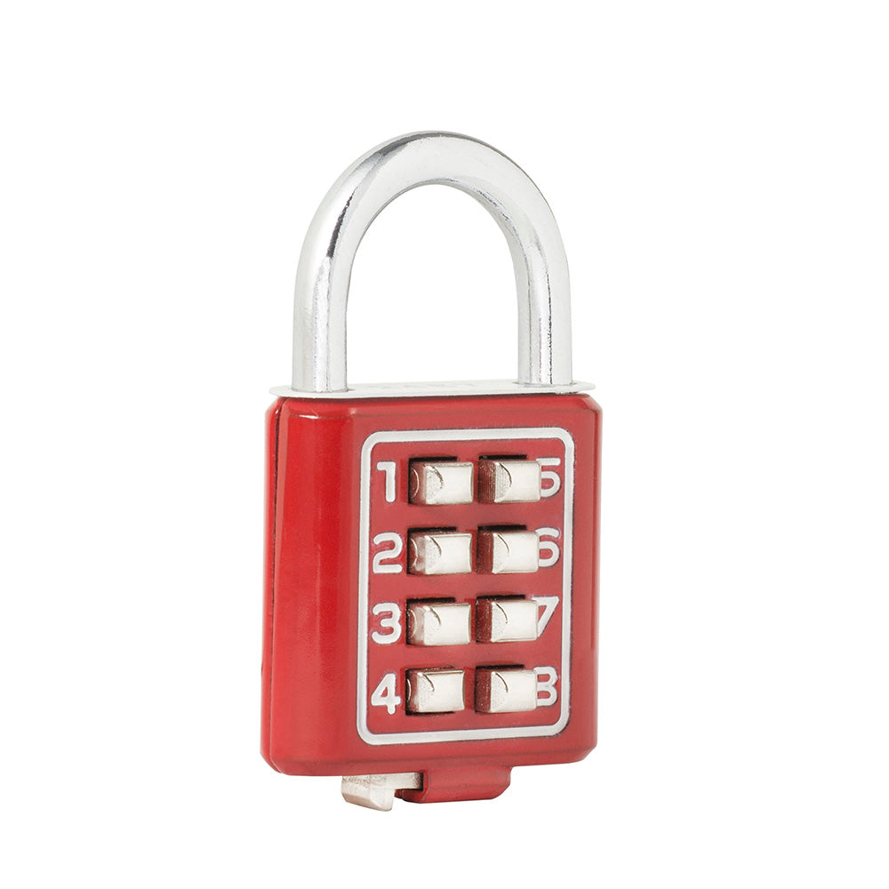 Candado de combinación, rojo, 40 mm Lock