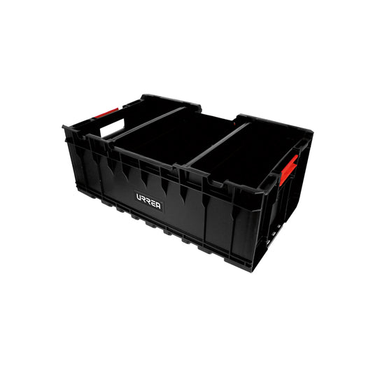 Caja portaherramientas plástica modular con separadores 22" x 14" x 9" Urrea