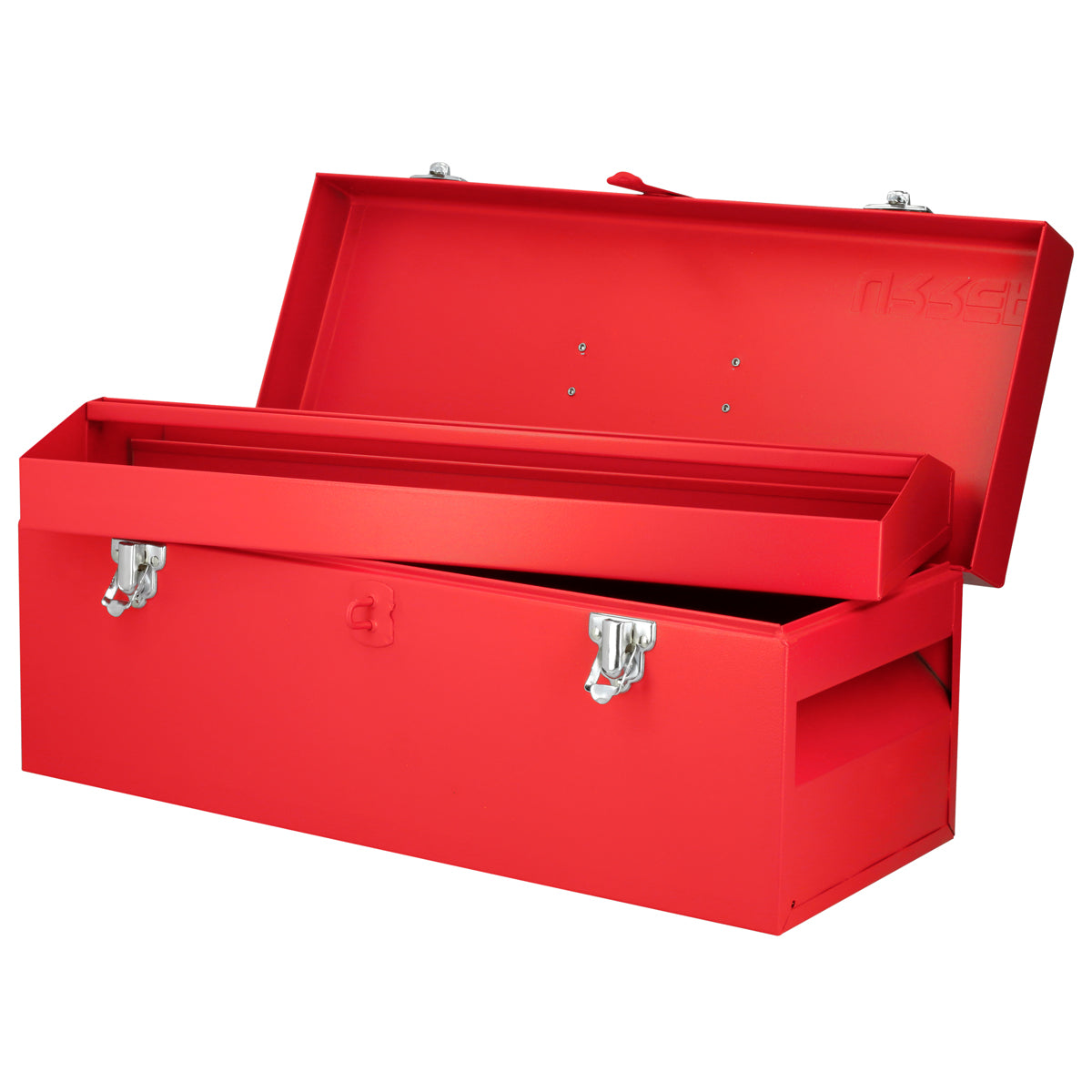 Caja portaherramientas metálica color rojo 20" x 7" x 7" Urrea