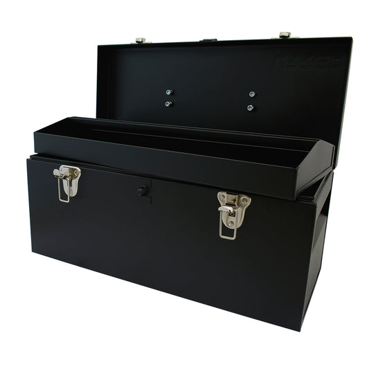 Caja portaherramientas metálica color negro 20" x 8" x 9" Urrea