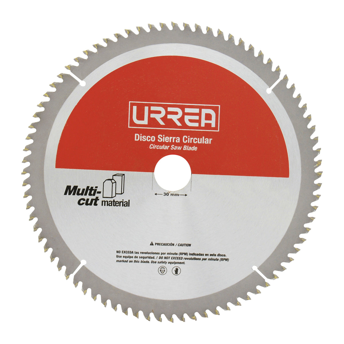 Disco para sierra circular para corte multi-material 100 dientes, 12" Urrea