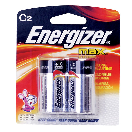 Paquete de 12 piezas de Pila alcalina Energizer® "C", 2 piezas Surtek