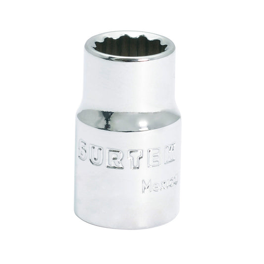 Paquete de 6 piezas de Dado cuadro de 3/8", 12 puntas, métrico, 8 mm Surtek