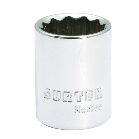 Paquete de 6 piezas de Dado cuadro de 3/8", 12 puntas, métrico, 13 mm Surtek