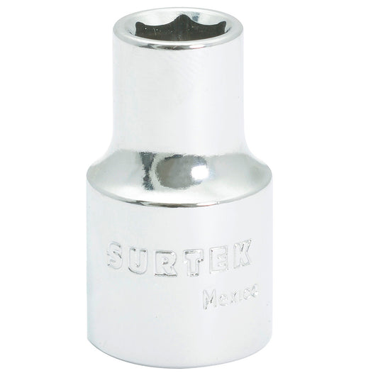 Paquete de 6 piezas de Dado métrico cuadro de 1/2", 6 puntas, 14 mm Surtek