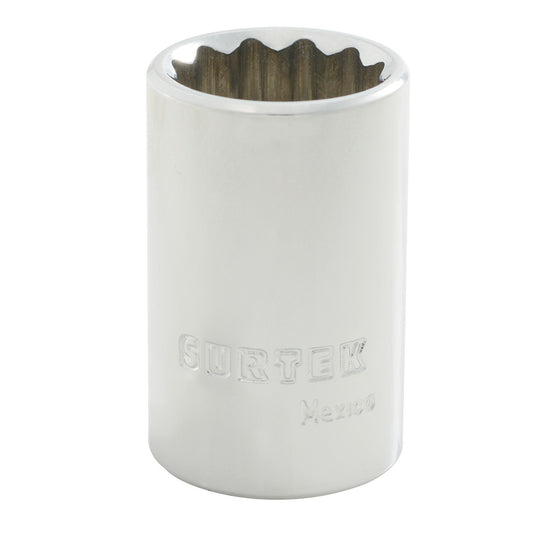 Paquete de 6 piezas de Dado métrico cuadro de 1/2", 12 puntas, 24 mm Surtek