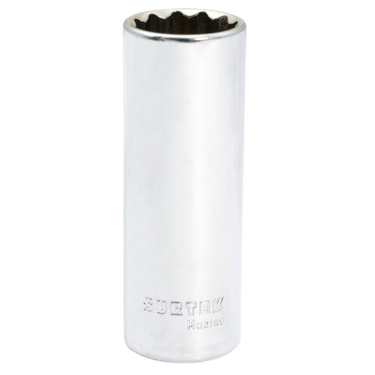 Paquete de 6 piezas de Dado largo cuadro de 1/2", 12 puntas, en pulgadas, 15/16" Surtek
