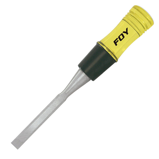 Paquete de 6 piezas de Formón para madera con mango plástico1/2" Foy