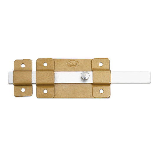 Pasador de sobreponer 12 cm dorado Lock