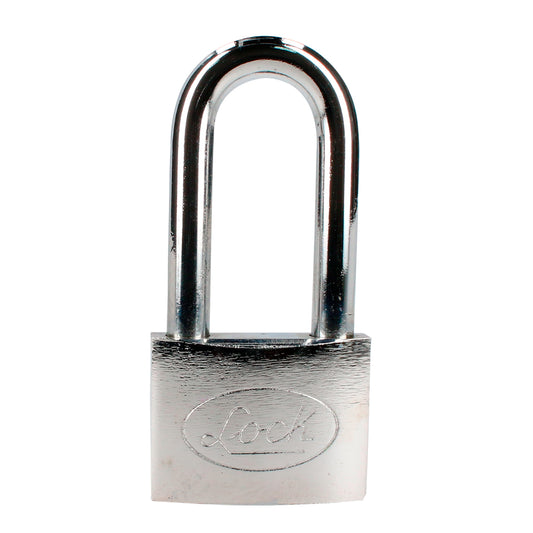 Candado de acero largo 50 mm, llave de disco Lock