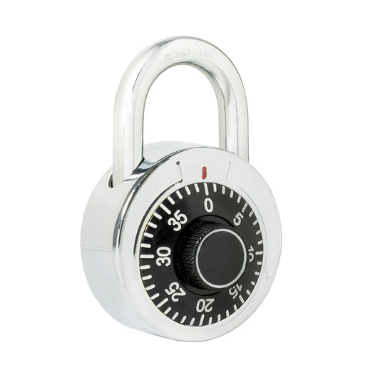 Candado de combinación de disco, negro, 50 mm Lock