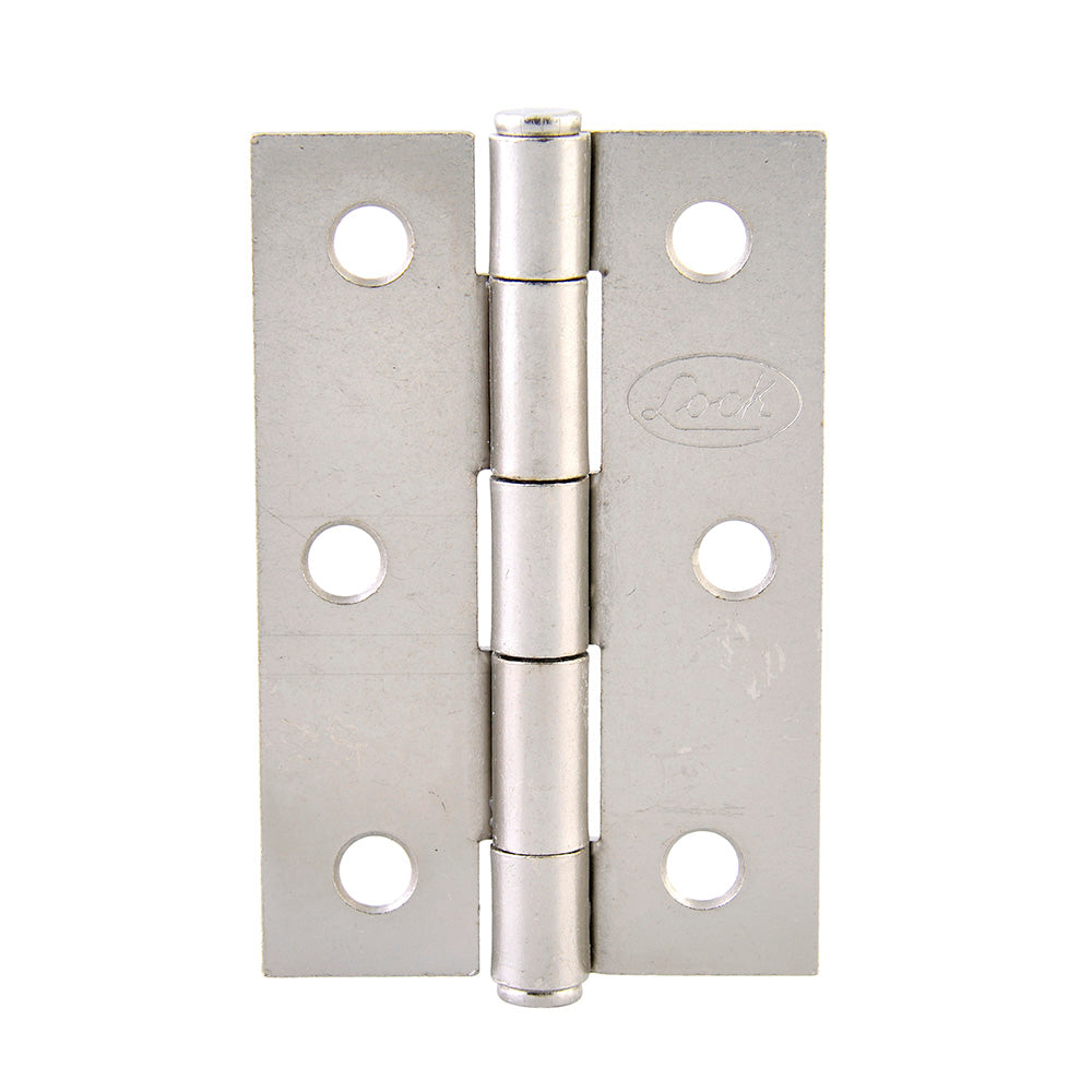 Paquete de 10 piezas de Bisagra alargada de acero níquel satinado 3.5" x 2.52" Lock