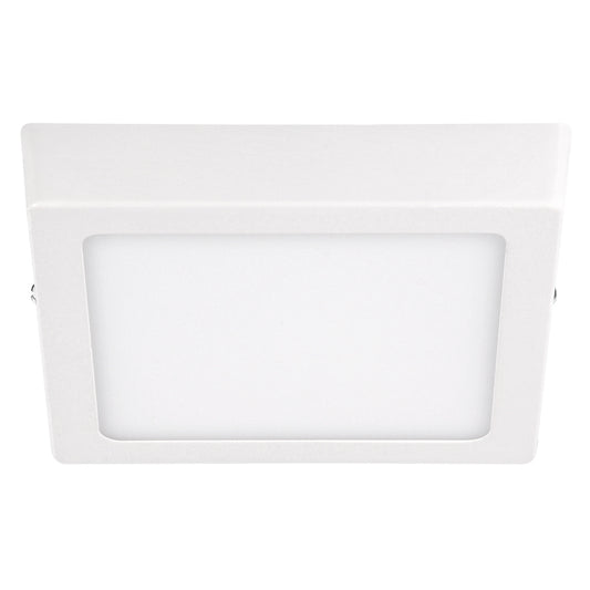 Luminario de LED de sobreponer cuadrado 12 W, luz fría Surtek