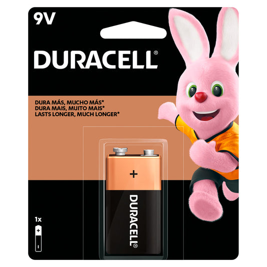 Paquete de 12 piezas de Pila alcalina Duracell® "9V" Surtek