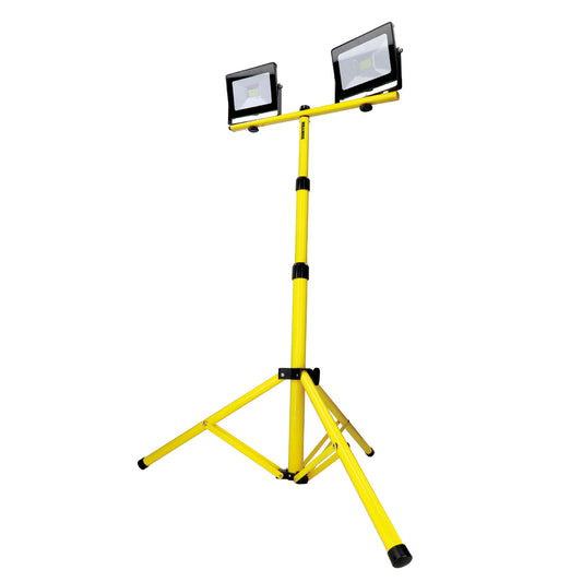 Reflector de LED delgado con doble soporte telescópico 2 x 20 W de 2 x 1,900 lm Surtek