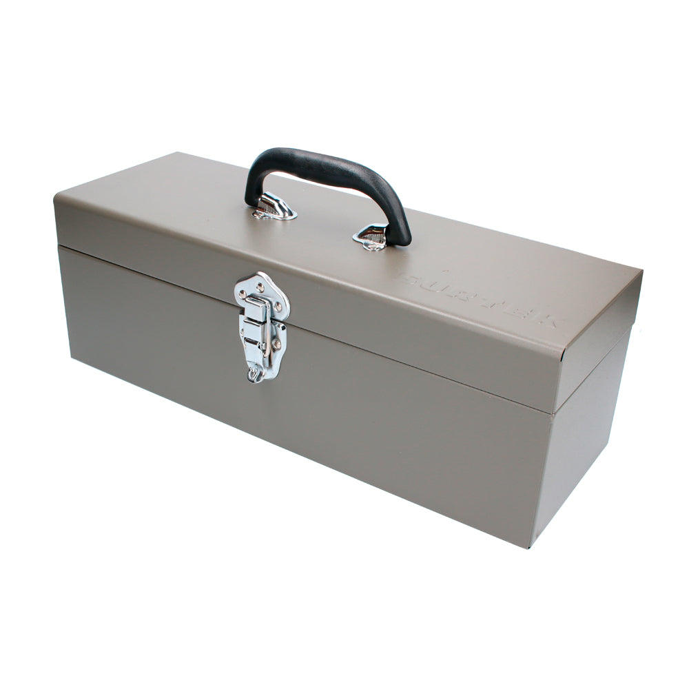 Caja portaherramientas metálica color gris 17" x 6" x 6" Surtek