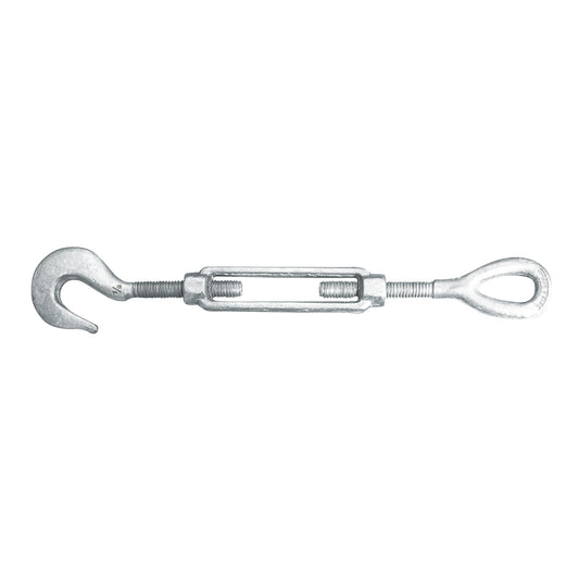 Tensor de acero forjado gancho - argolla 1/4" x 4" Surtek